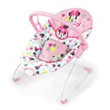 Bright Starts Disney Baby Minnie Mouse Vibrating Bouncer with bar- Spotty Dotty