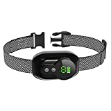 Rechargeable Dog Bark Collars, No Bark Collar for Dogs, Barking Collar for Small, Medium, Large Dogs Adjustable Bark Collar, Beep Vibration, 5 Adjustable Sensitivity for 8-150 lbs Dogs