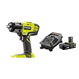 RYOBI P261-P163 18-Volt ONE+ Cordless 3-Speed 1/2 in. Impact Wrench with 2.0 Ah Battery and Charger Kit