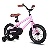 JOYSTAR 16 Inch Kids Bike for Girls 5 6 7 Years Old with Training Wheels Gifts Children Bicycle with Coaster Brake BMX Style Pink