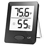 Digital Thermometer Hygrometer, Indoor Humidity Meter, Home Temperature Thermometers Sensor Gauge, Temp Monitor Humidistat Acurite - Lash Baby Room, Outside, Greenhouse Plant, Wall, Incubator