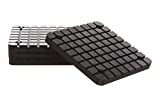 REPLACEMENTKITS.COM - Square Rubber Arm Pads Fit BendPak Danmar 2-Post Car Lift New Set of 4 - Black