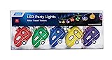 Camco Retro Travel Trailer Party Lights | Features an 8' Strand with (10) Travel Trailer Lights | Perfect for RV Awnings and Campsite Décor (42655)