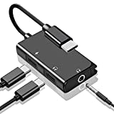 Samsung Galaxy S22 Headphone Adapter, Mxcudu 3 in 1 USB C Male to 3.5mm&USB C Headphone Jack and 60W Charging Adapter Compatible with Google Pixel 5/4/3XL/2XL, Galaxy S22+/S22 Ultra/S21/S20FE/Note 20