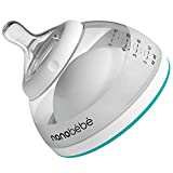 Nanobebe Breastmilk Baby Bottle (Award Winning Innovation for Breastfed Babies), Breastfeeding Newborn Breast Like, Anti Colic, Perfect Latch, Preserves Breast Milk nutrients, 1-Pack, Teal