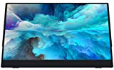 VIOTEK LinQ 16 Inch Portable Monitor – Full HD 1080P Thin IPS Panel w/Built in Speakers, (2X) USB Type C, (1x) HDMI Mini, (1x) 3.5mm Audio Port - for Laptop, Tablet or Mobile Smartphone (P16C)
