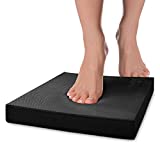 Yes4All Foam Exercise Pad/Balance Pads for Physical Therapy and Balance Exercises, Suitable for Home, Work, Rehabilitation - Black