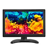 12 Inch Small HDMI Monitors, 1366x768 Portable Mini Computer Monitor Security Camera Monitor Screen LCD Display w/Speaker, HDMI VGA AV Port for PC Security CCTV System Raspberry Pi