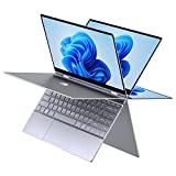 BMAX Y13 13.3' 2 in 1 Convertible Laptop, FHD(1920 x 1080) Touchscreen , 8GB DDR4, 256GB SSD, Intel Quad Core N4120, WiFi, Bluetooth, USB-C, Windows 10, Thin and Light All-Metal Body
