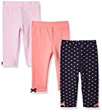 Hudson Baby Unisex Baby Cotton Pants and Leggings Hearts, 12-18 Months