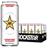 Rockstar Energy Drink, Throwback Edition: O.G. Sugar Free, 16oz Cans (12 Pack) (Packaging May Vary)
