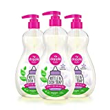 Dapple Baby, Bottle and Dish Soap Dish Liquid Plant Based Hypoallergenic 1 Pump Included, Packaging May Vary, Lavender, 16.9 Fl Oz (Pack of 3)