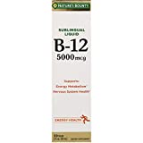 Nature's Bounty, Super Strength B-12, 5000mcg, 2 Oz (Pack of 2)