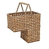 16' Braided Rope Storage Stair Basket With Handles by Trademark Innovations