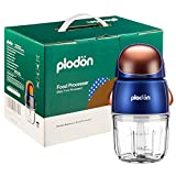 Plodon Electric 6-Blades 3-Seconds Chopping Make Delicious Baby Food of Super Grinder, Let Mother Ease with Baby Stronger Healthy Growing, Baby Food Maker, Baby Food Processor Blender, 300ml/1.2US-Cup HAY-809 Blue