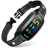 Dog Bark Collar, FAFAFROG Rechargeable Smart Barking Collar, Anti Barking Training Collar with 5 Adjustable Sensitivity Beep Vibration Shock, Bark Shock Collar for Large Medium Small Dogs