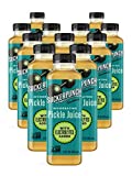 SuckerPunch Gourmet Pickle Juice, Sports Hydration for Muscle Cramps, Cocktail Mixer 12oz (12-Pack)