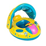 Jellydog Toy Baby Swimming Float, Baby Pool Float with Canopy, Inflatable Infant Pool Swimming Boat with Sunshade, Babies Swimming Float, Baby Pool Toy