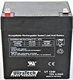 UltraTech UT-1240 / UT-1250-F1 12V, 4.5Ah Sealed Lead Acid Alarm Battery UT1240 UT-1250-F1 ISO9001