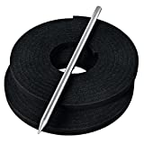 TOFL Softball and Baseball Glove Lace Kit | Mitt Lace Glove Repair Lacing Kit | 2 Leather Laces with Lacing Needle for Catchers Glove| Black