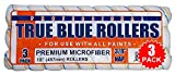 True Blue 18' Professional Paint Roller Covers, Best for All Types of Paint (3, 3/8' Nap)