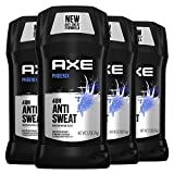 AXE Antiperspirant Deodorant For Men 48H Sweat & Odor Protection For Long Lasting Freshness, Phoenix Crushed Mint & Rosemary Men's Deodorant, 2.7 Ounce (Pack of 4)