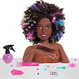 Barbie Rainbow Sparkle Deluxe Styling Head – Curly Hair