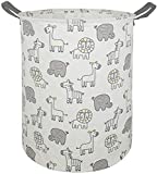 MAIZMZ Large Waterproof Storage Bin Lightweight Organizer Basket for Laundry Hamper Toy Bins Gift Baskets Dirty Clothes College Dorms Kids Bedroom Bathroom(Animals)