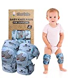 Baby Knee Pads for Crawling (2 Pairs) Rodilleras para Bebe, CPSIA Certified - Infant Knee Protector for Toddler, Girl, Boy, Crawler