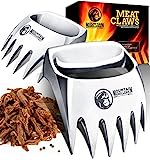 Meat Claws Meat Shredder for BBQ - Perfectly Shredded Meat, These Are The Meat Claws You Need - Best Pulled Pork Shredder Claw x 2 For Barbecue, Smoker, Grill (Solid Metal)