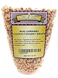 Mini Caramel Confectionery Drops, Bulk Size, Baking Chips (1 lb. Resealable Zip Lock Stand Up Bag)