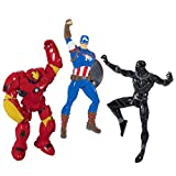 SwimWays Marvel Avengers Dive Characters - Captain America, Black Panther, and Hulk Buster