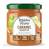 Walden Farms Caramel Dipping, 12-oz. Dessert Dip for Strawberries, Bananas, Pretzels, Cookies, and Snacks, Sugar and Calorie Free, Non-Dairy, Keto and Vegan Friendly
