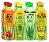 Iberia Aloe Vera Drink with Pure Aloe Pulp, Variety, (Pack of 8) 2 x Original, 2 x Mango, 2 x Pineapple, 2 x Strawberry