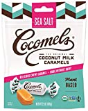 Cocomels Coconut Milk Caramels, Sea Salt Flavor, Organic, Dairy Free, Vegan, Gluten Free, Non-GMO, No High Fructose Corn Syrup, Kosher, Plant Based, Individually Wrapped Candy, (1 Pack)