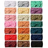 Prohouse 21PCS Baby Nylon Headbands Hairbands Hair Bow Elastics for Baby Girls Newborn Infant Toddlers Kids
