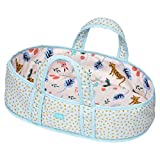Manhattan Toy Stella Collection Soft Fabric Baby Doll Bassinet and Carrier for 12' to 15' Baby Dolls