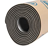 Abahub 236 mil 16 sqft Car Sound Deadener Hood Firewall Heat Shield Insulation Pad Automotive Sound Deadening Mat Aluminum Roll 59'x39'