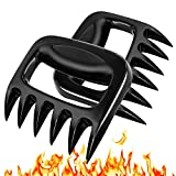 Fibetter Meat Claws for Pulled Pork Chicken Turkey and Beef, Bear Claw BBQ Claws for Shredding Meat, Food-Grade Barbecue Shredder Claw Cut Meats Paw 2pcs for Smoker, Slow Cooker, Outdoor Grill
