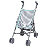 ADORA Doll Accessories Zig Zag Small Umbrella Toy Play Stroller for Kids 3 years & up , Grey