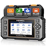 Foxwell NT614 Elite OBD2 Scanner - ABS SRS Transmission Check Engine Code Reader Scan Tool with EPB & Oil Light Reset, Airbag Car Scanner Diagnostic, Auto VIN, Free Update