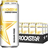 Rockstar Sugar Free Energy Drink, 16oz Cans (12 Pack) (Packaging May Vary)