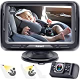 Baby Car Camera HD 1080P Monitor Crystal Night Vision Back Rear Facing Seat Mirror Infant Travel Safety Kit Rohent N06