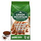 Green Mountain Coffee Roasters Caramel Vanilla Cream, Ground Coffee, Flavored Light Roast, Bagged 12 oz