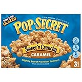Pop Secret Microwave Popcorn, Sweet 'n Crunchy Caramel, 2.64 Oz, 3 Ct (Pack of 2)
