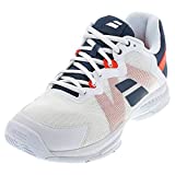 Babolat Men's SFX3 All Court Tennis Shoe (White/Estate Blue, 9.5)
