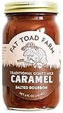Fat Toad Farm Traditional Goat’s Milk Caramel Sauce / Cajeta, Salted Bourbon, Gluten Free, 8 fl oz